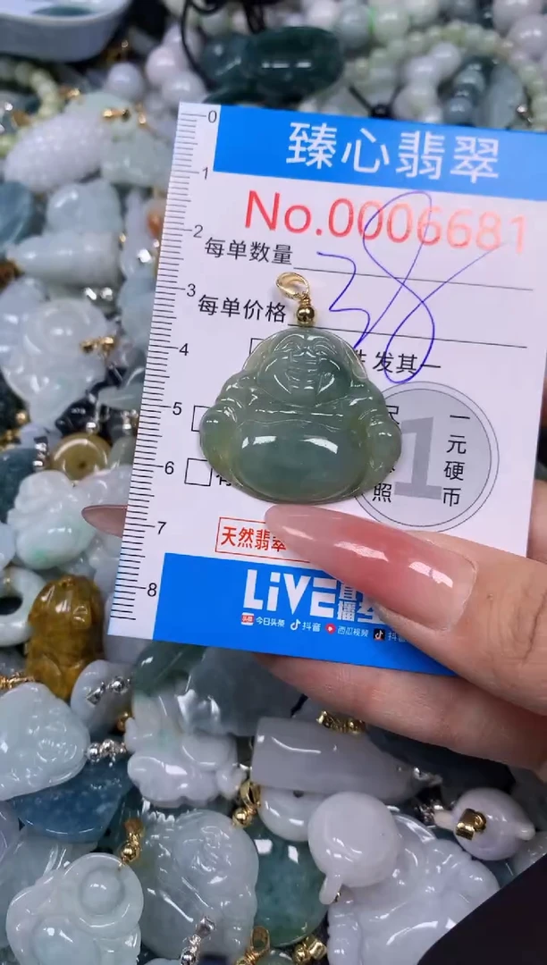 【闪购商品】翡翠颈饰未镶嵌含绳0006681