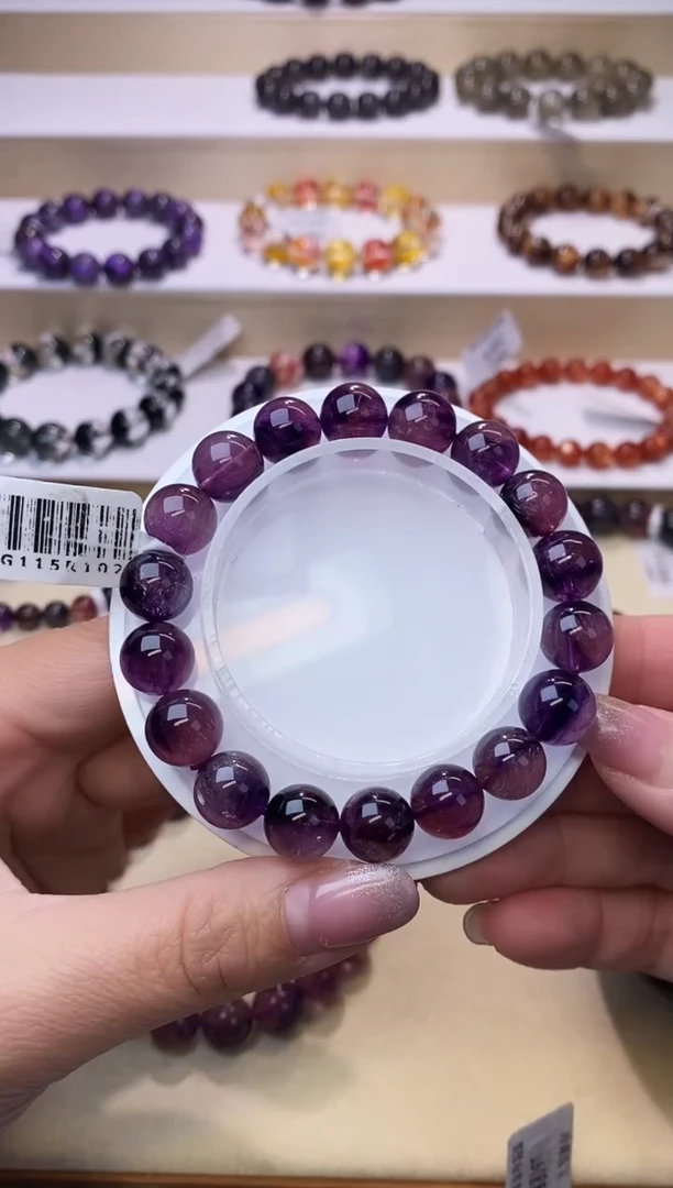 【闪购商品】水晶手链未镶嵌紫超七10m+