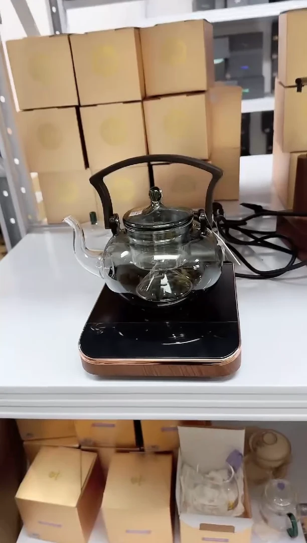 【闪购商品】@@德茗堂电陶炉+禾钺壶烟灰色