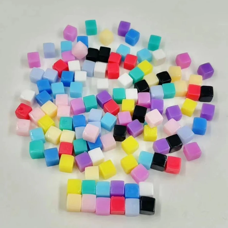 【许愿+对碰】浅色系0.8cm马卡龙实色手工仿真冰块