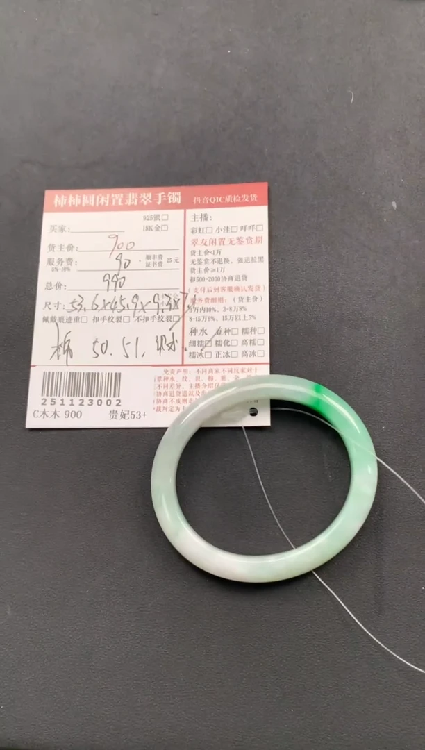 未镶嵌手镯翡翠姐姐251123002