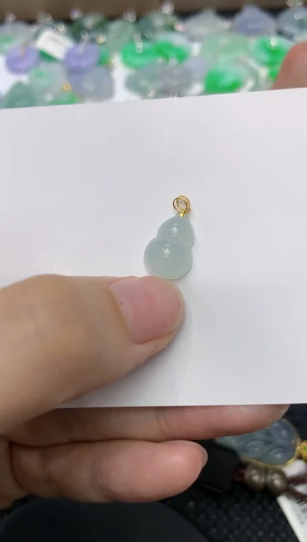 【闪购商品】翡翠颈饰18K金镶嵌1111111111