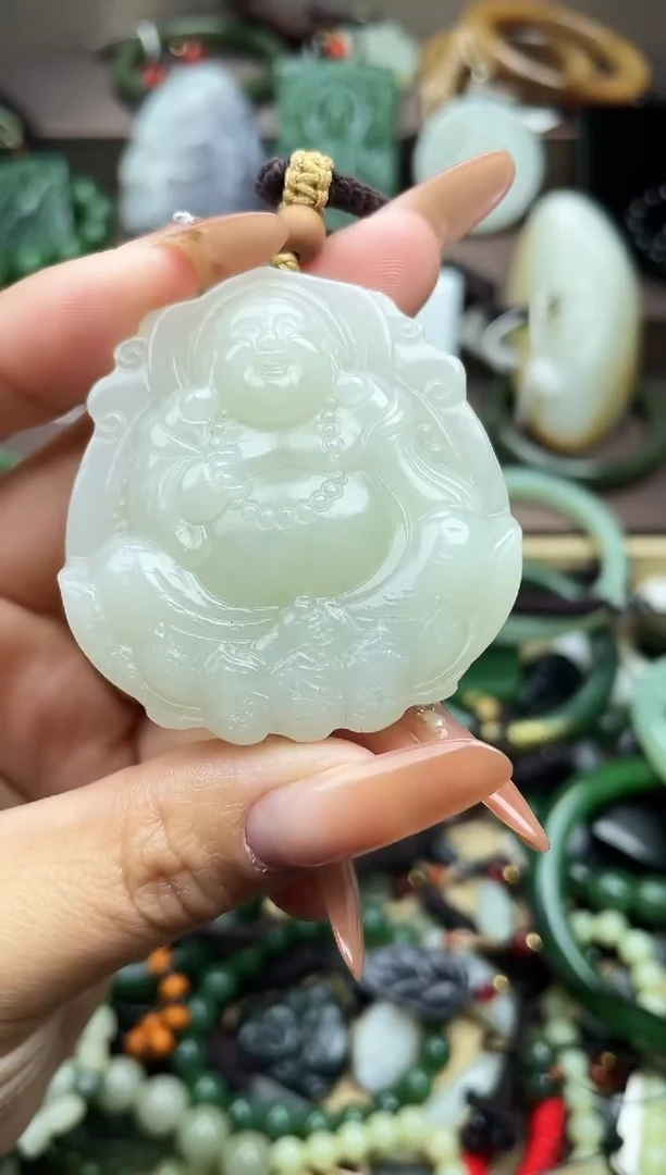 颈饰未镶嵌和田玉未镶嵌和田玉吊坠多样性拍一发一