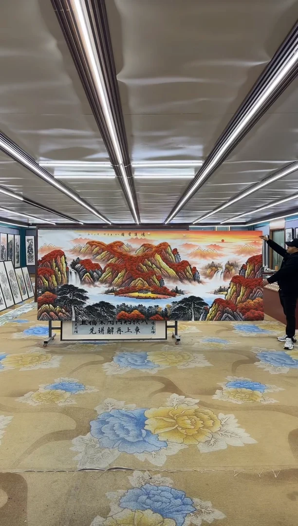 绘画M刘雪红-大丈二-山水国画