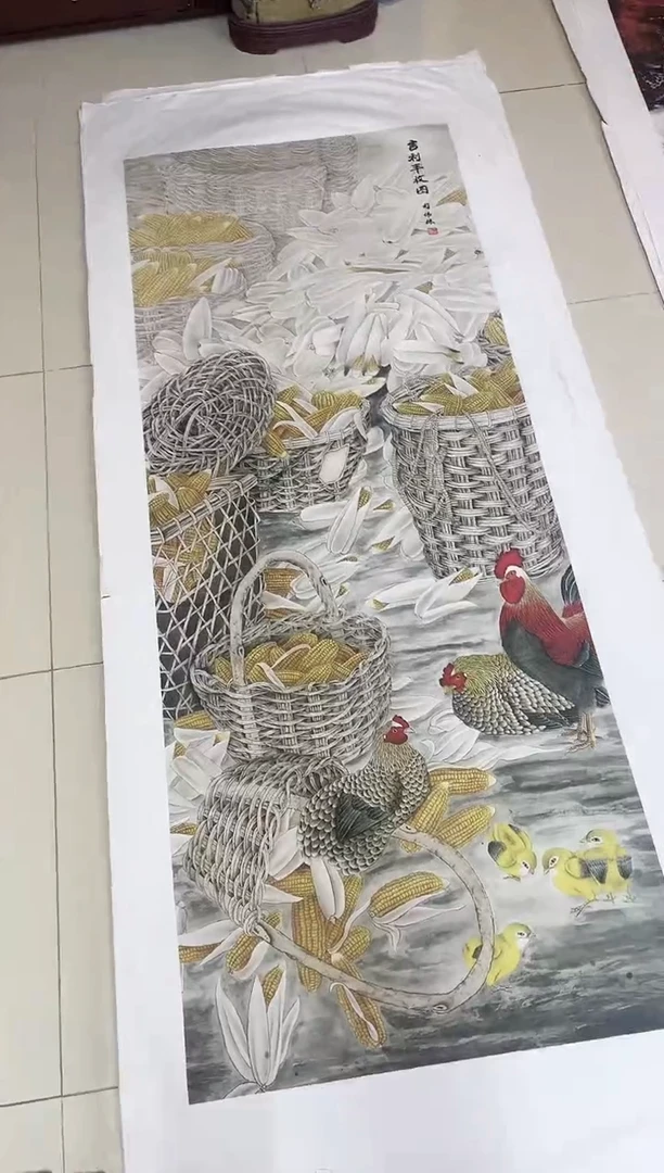 国画九霄甄选国画作品zhb105