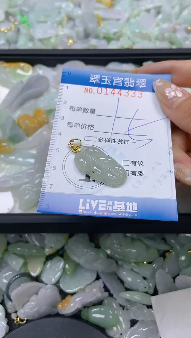 翡翠未镶嵌颈饰闪购0144333