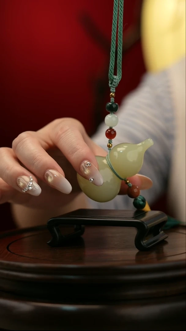 玉【手捻玉福禄】天然玉石