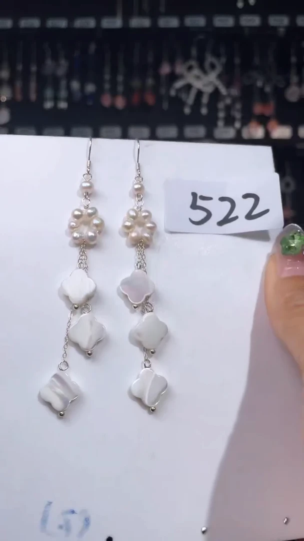 紫晶耳饰银S925镶嵌喜欢拍