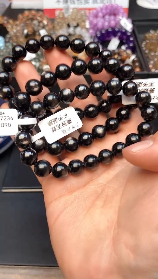 【闪购商品】辉石手串未镶嵌31 金运石10mm 多样性发其一