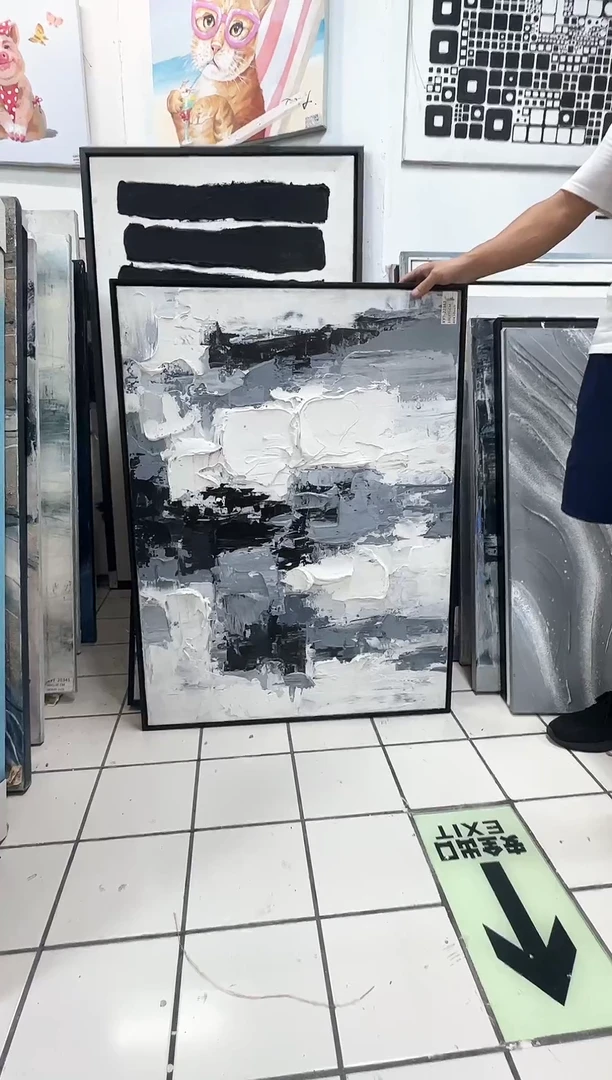 168现代艺术装饰画油画75cm*100cm