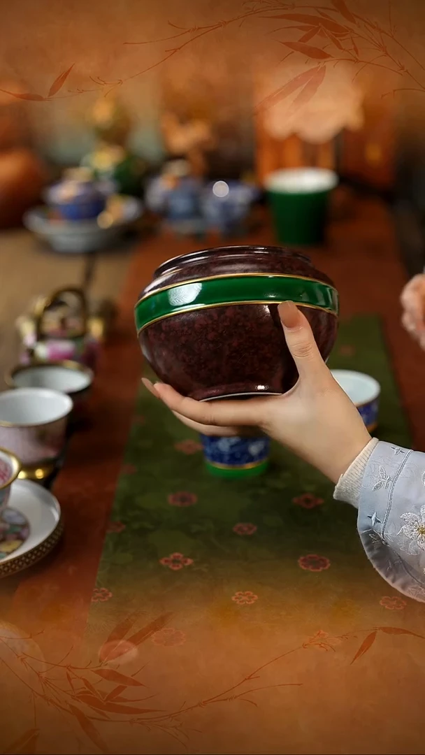 《瓷唐里》赤灵斑罐式水洗