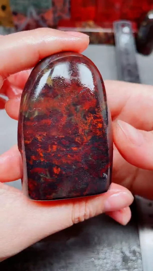 桂林鸡血玉素章随行21