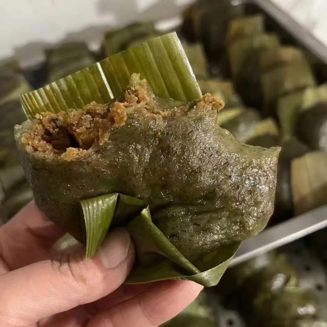 湖南特产艾草水蜜粑上班抗饿充饥零食早餐手工粑乡野美食儿时回忆