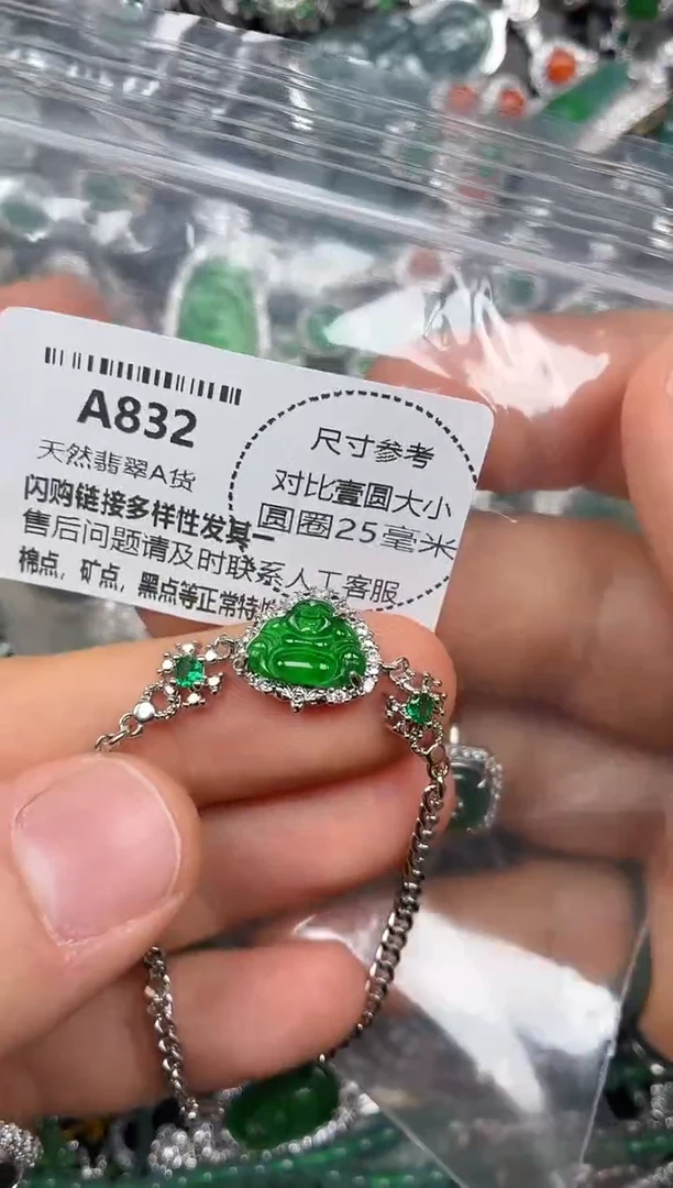 颈饰未镶嵌翡翠A832手链