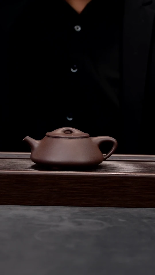 【闪购商品】紫砂茶壶【自营款】深井紫泥光明石瓢（瑕疵）