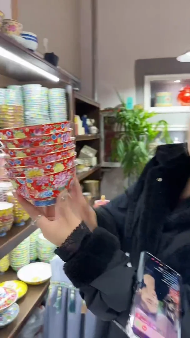 【闪购商品】瓷片 4.5英寸饭碗6个景德镇陶瓷