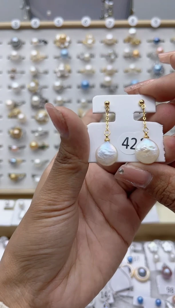 【闪购商品】淡水珍珠戒指合金54