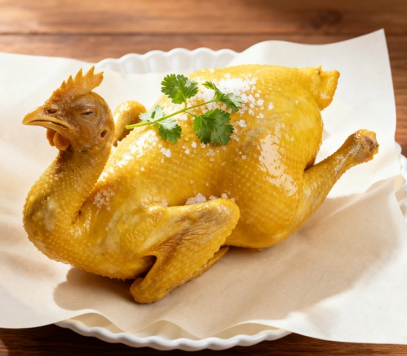 【足两斤】梅州古法客家盐焗鸡电饭锅手撕鸡广式开袋即食