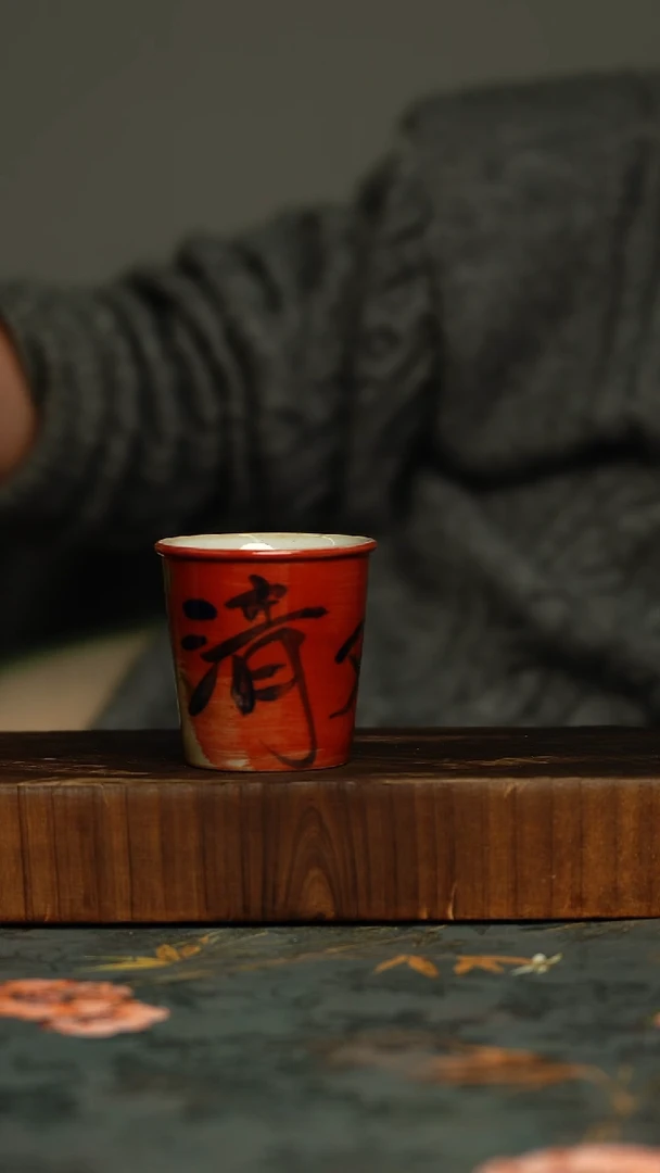 瓷片釉下彩手工手绘同款陶器