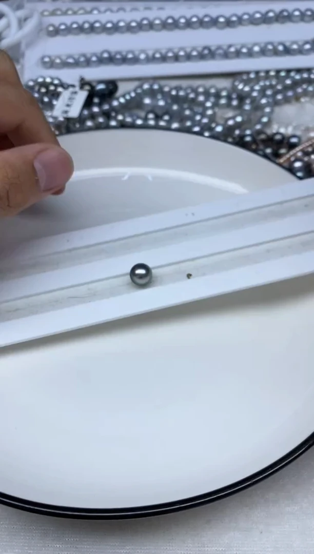 裸珠海水珍珠半孔