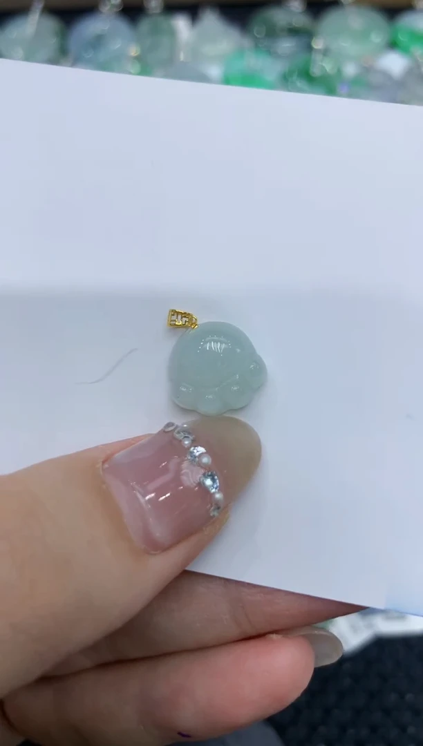 【闪购商品】翡翠颈饰18K金镶嵌 222222222