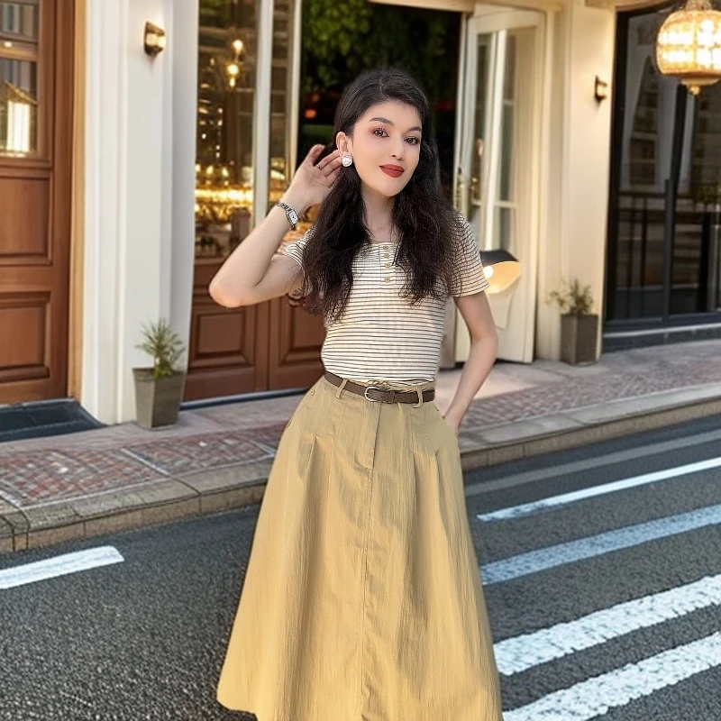 时尚气质百搭洋气高级感A27款两件套套装