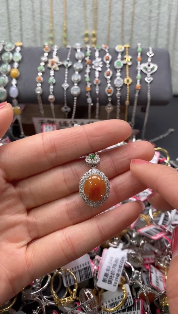 【闪购商品】翡翠戒指银S925镶嵌111111111     2