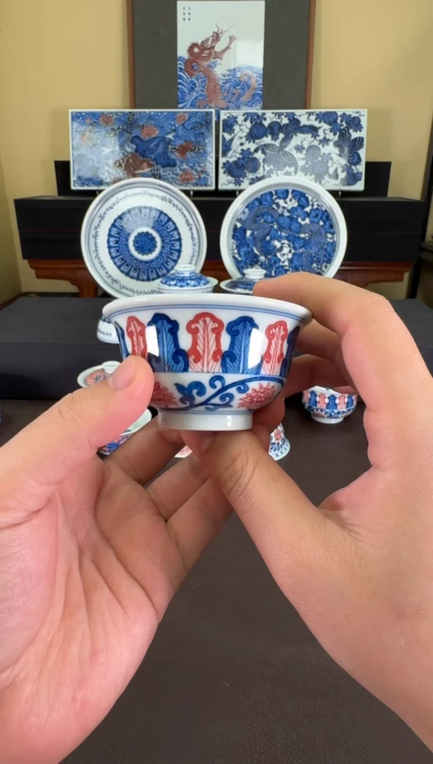 【闪购商品】羿器窑芭蕉叶小压手杯