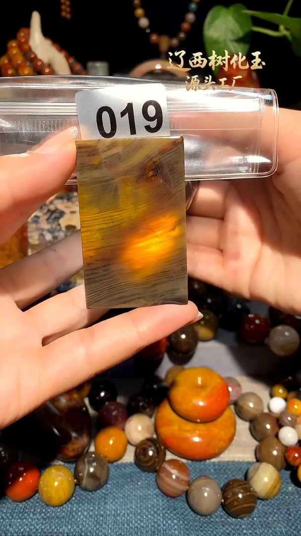 未镶嵌-硅化玉天然北票硅化玉吊坠