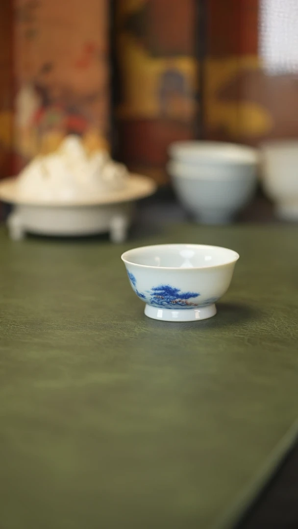 872景德镇手工手绘 主人杯