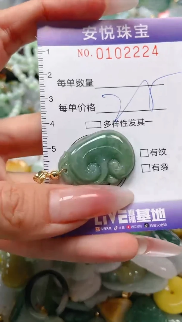 【闪购商品】翡翠颈饰未镶嵌闪购0102224