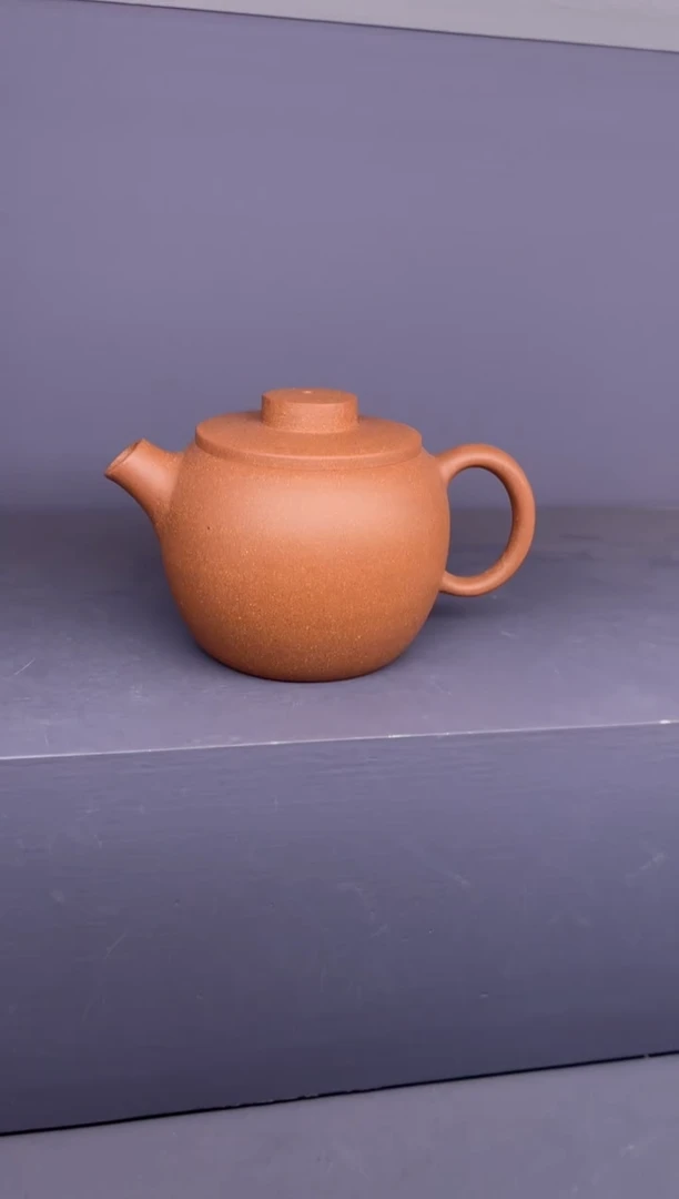 茶壶紫砂老段泥 巨轮