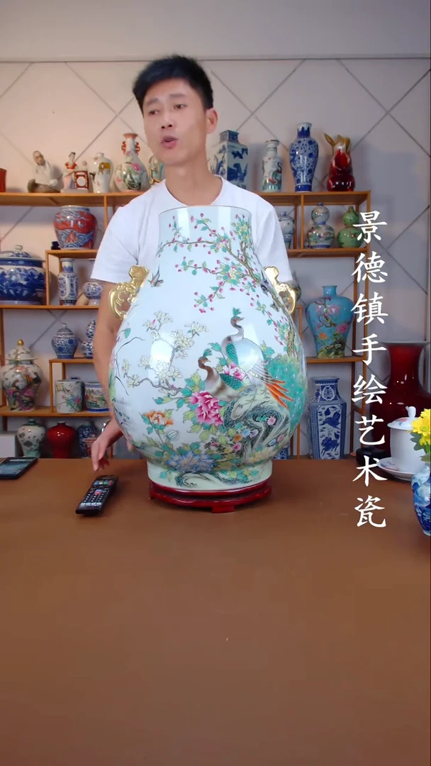 现代景德镇手工手绘陶瓷摆件88