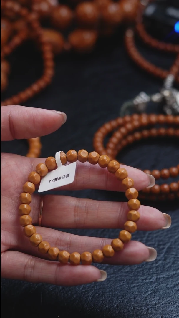 手串橄榄核小*苏工橄榄核