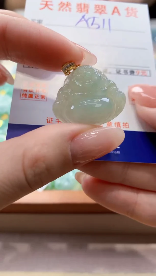 颈饰未镶嵌翡翠天然缅甸a货翡翠