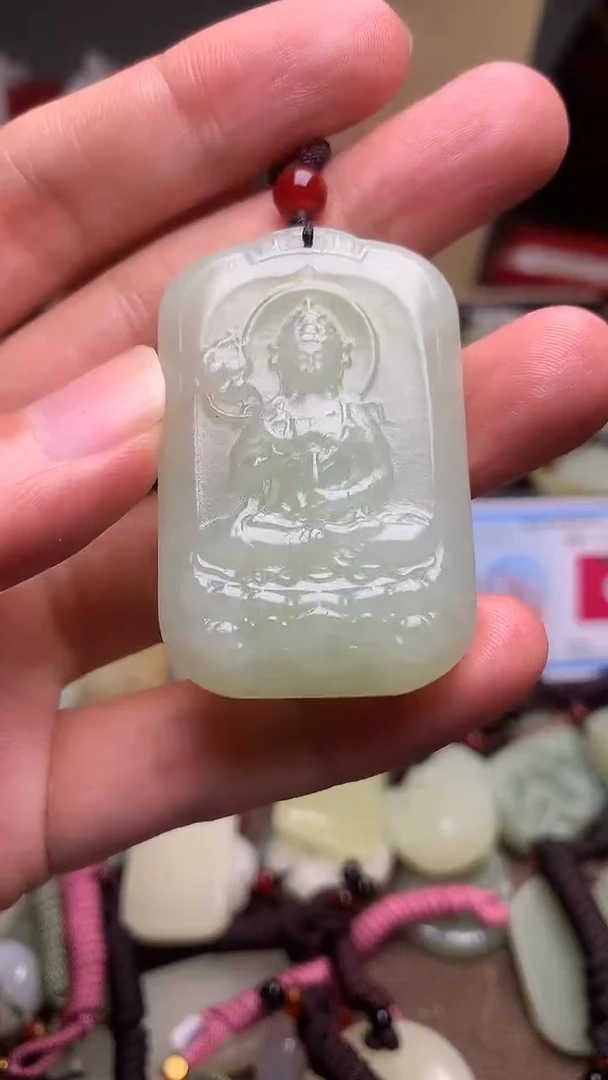 颈饰未镶嵌和田玉新疆料青海料清水和田玉吊坠