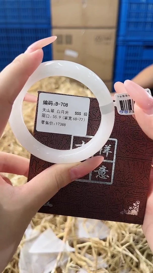 未镶嵌手镯石英质玉B708
