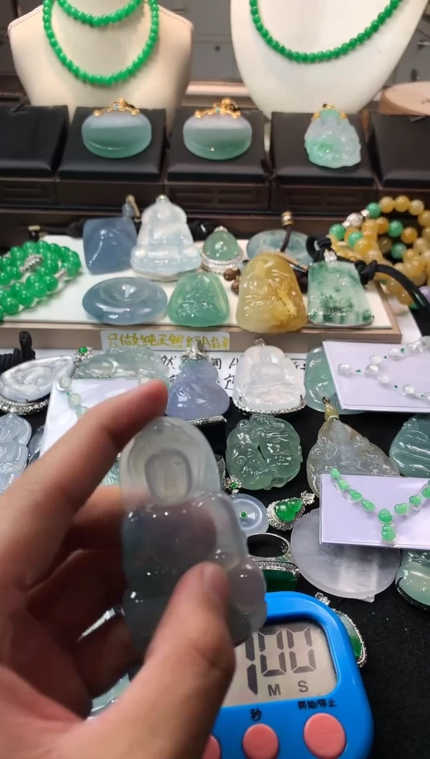 未镶嵌定制翡翠管****️5073毛货不退不换