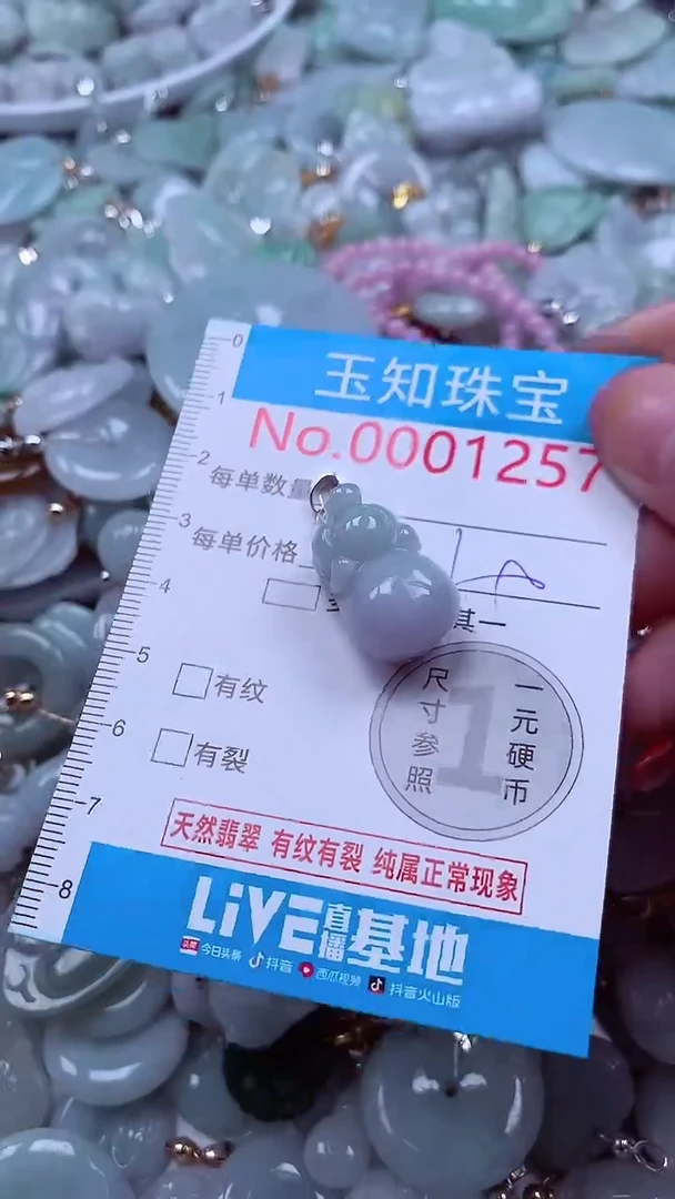 吊坠(不含链)未镶嵌翡翠1257