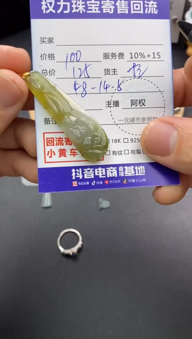 【闪购商品】翡翠颈饰未镶嵌寄售不退换