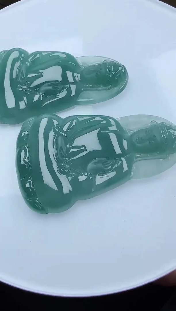 【闪购商品】翡翠未镶嵌颈饰翡翠素衣观音（多样性发其一）