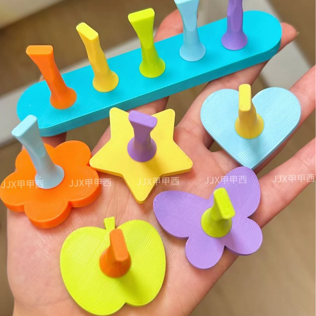 【甲甲西】美甲甲托笔架一体式无磁吸穿戴甲练习底座甲片固定专用