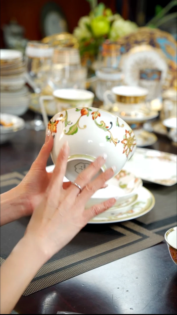 瓷片6英寸面碗2个