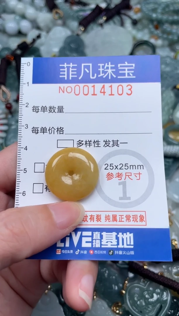 颈饰未镶嵌翡翠14103