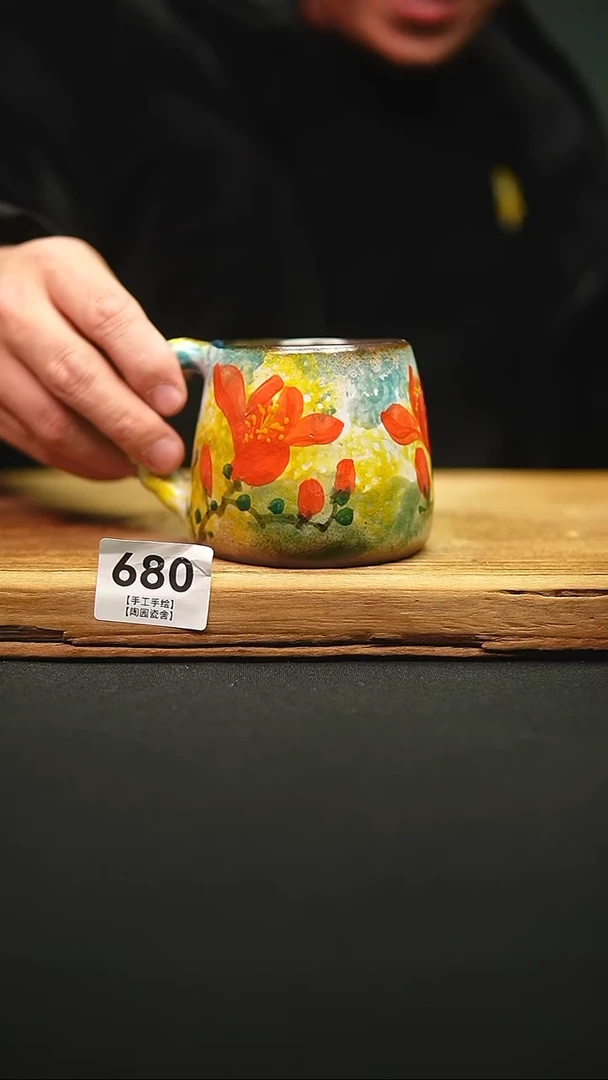 @@陶园瓷舍@@纯手工手绘@高温釉下彩