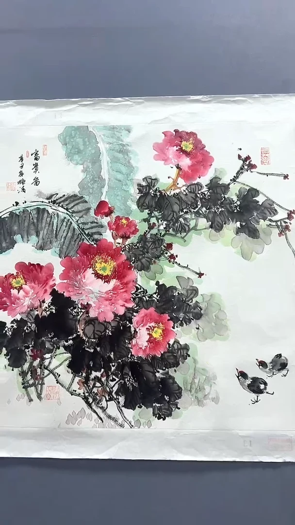 国画梅清老师4pc国画封面作品