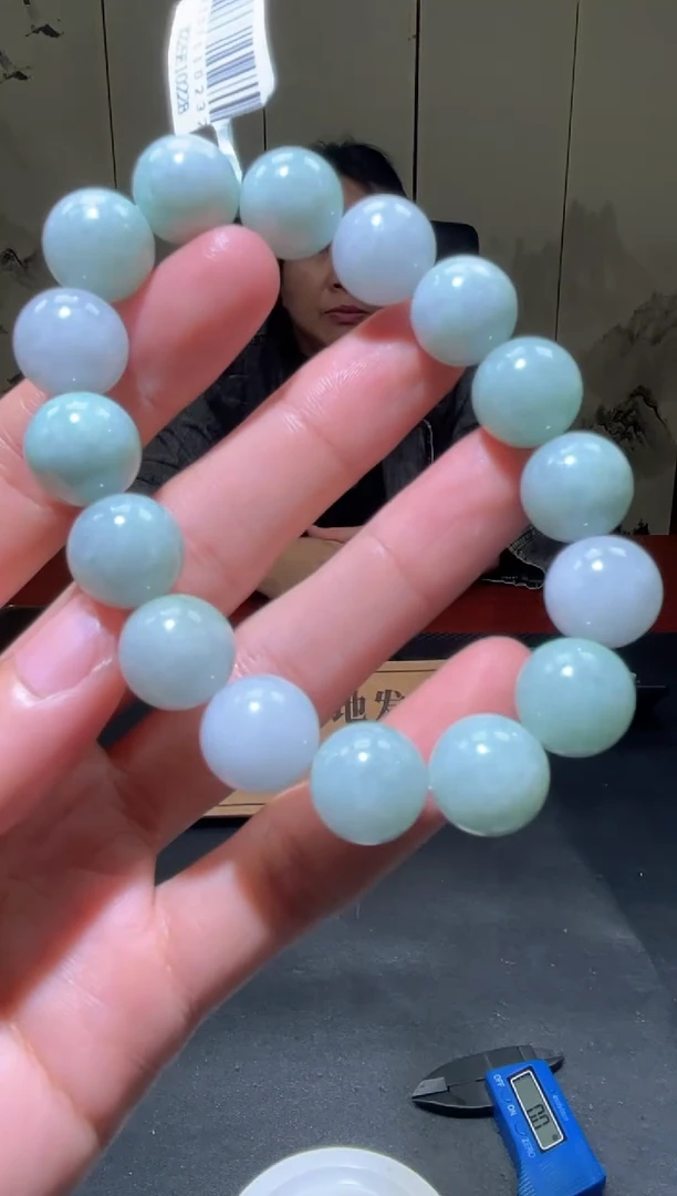 未镶嵌定制翡翠珠串 拍一发一