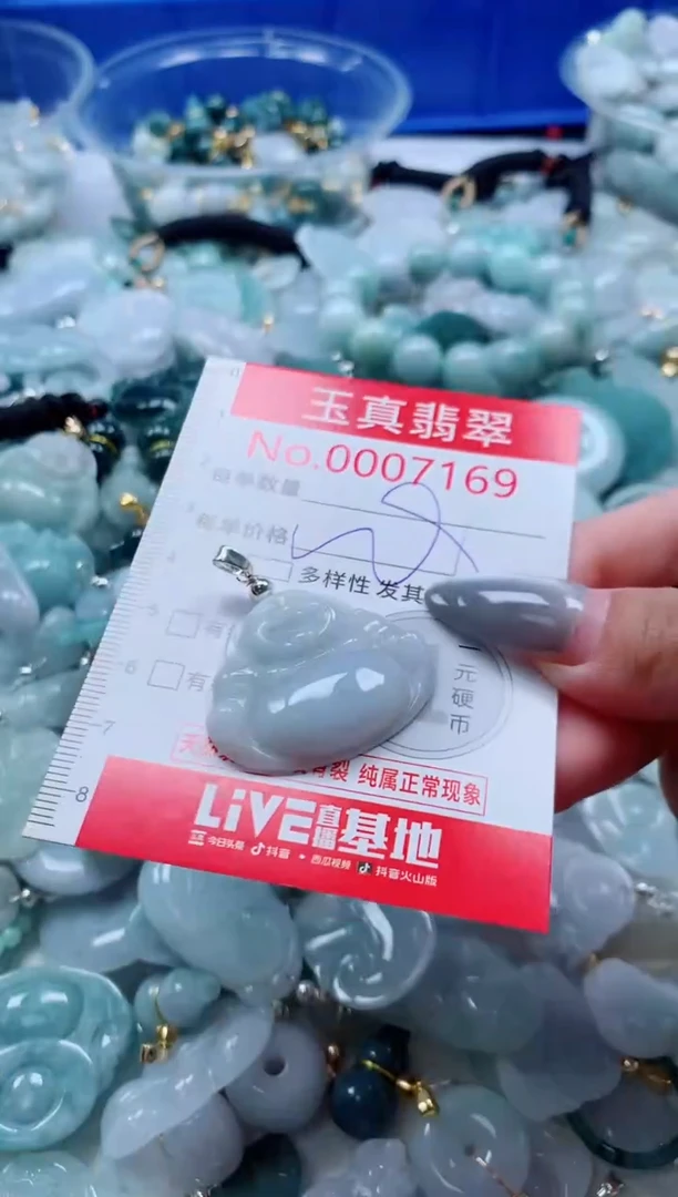 吊坠(不含链)未镶嵌翡翠7169