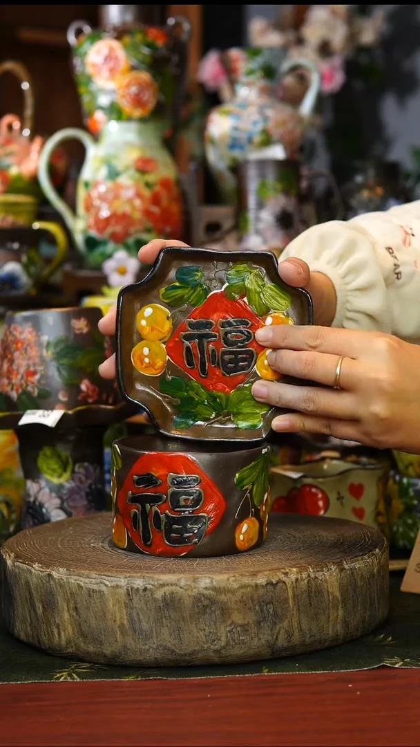 陶瓷88景德镇手工手绘釉下彩