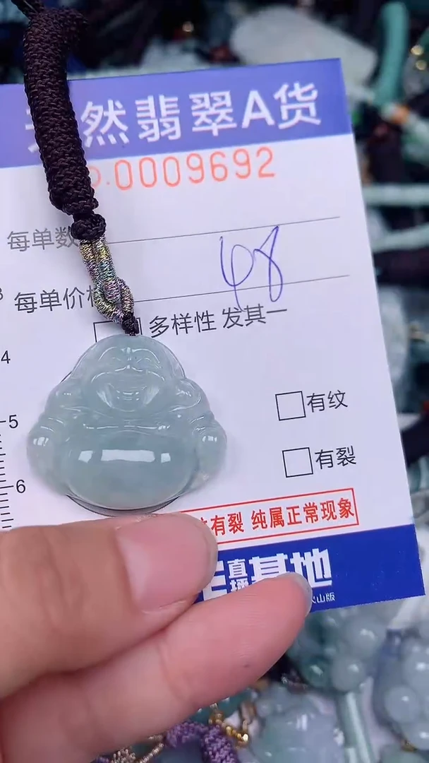 翡翠未镶嵌颈饰...0009692